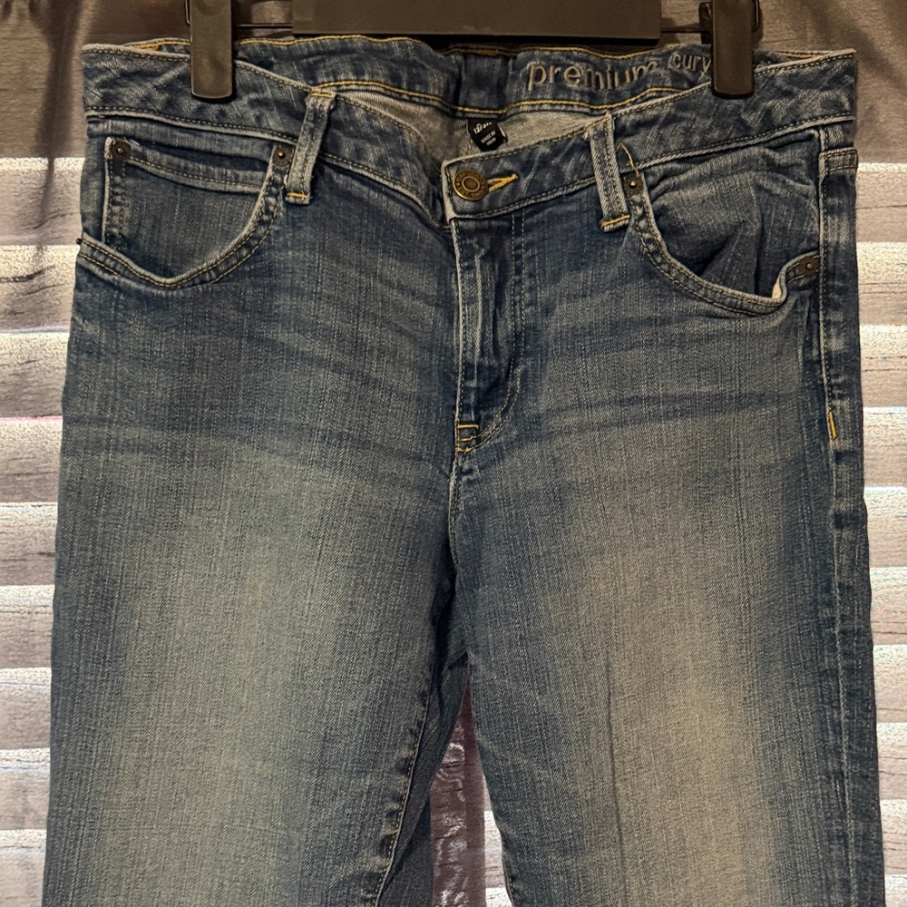 GAP - Women's Premium Curvy Straight Leg Jeans - Blue -Size 12/31